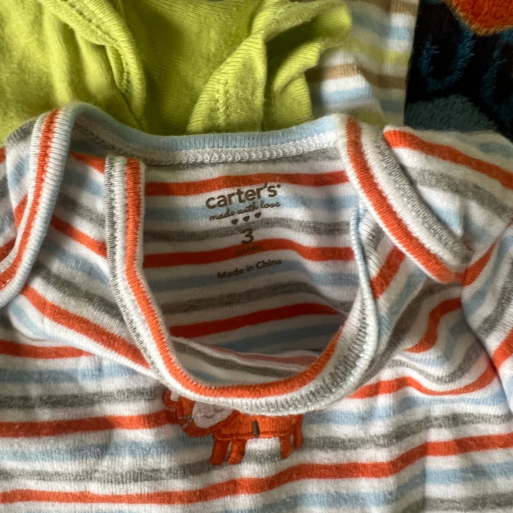 Carters Assorted Baby Boys Onesie Cotton tops and cotton pants - Picture 6 of 8